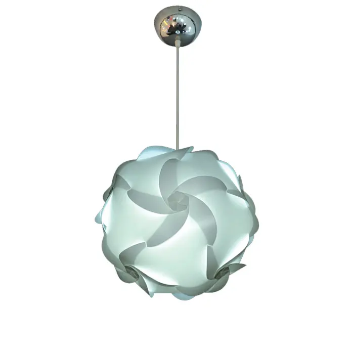 

Современная Белая Подвесная лампа DIY IQ Ball, необычная фотолампа с шнуром питания E27, ПВХ, осветительный прибор