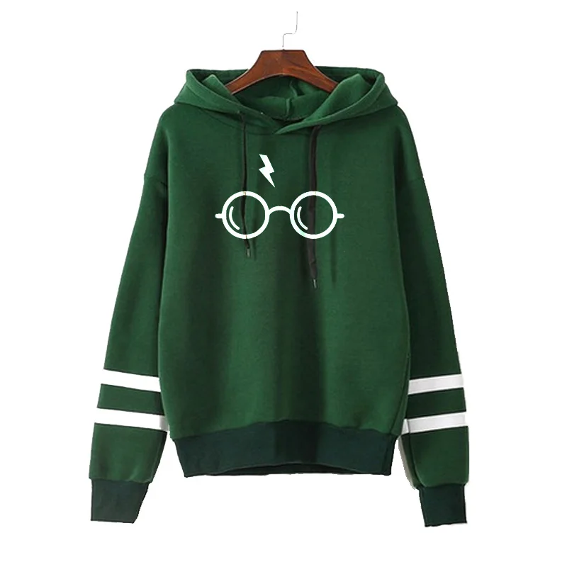  Vsenfo Harry Style Glasses Print Women Sweatshirt Hoodies Fleece Top Slim Tracksuit Brand Clothes H