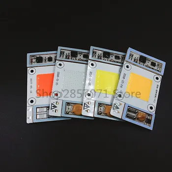 

50W L78*W35*H5mm 110V AC High Power led chip built-in driver Warm white Cool White Blue Full Spectrum LED