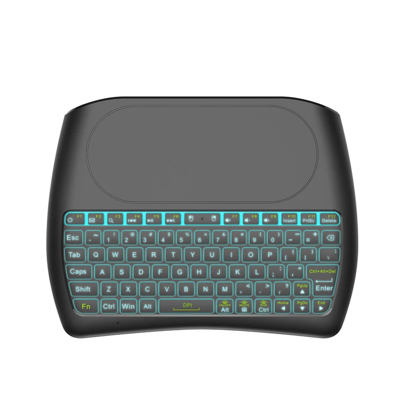 D8-S Wireless Keyboard Upgraded version of i8 mini Keyboard 7 Color Backlight Touchpad mini air mouse D8 S VS i8 mini keyboard