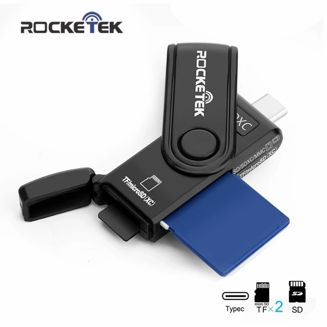 Best Price Rocketek type c usb otg phone type-c multi 2 in 1 memory card reader adapter for SD/TF micro SD pc computer laptop accessories Best Price Rocketek type c usb otg phone type-c multi 2 in 1 memory card reader adapter for SD/TF micro SD pc computer laptop accessories