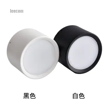 

10pcs Surface Mounted Ceiling Downlight Smd5730 18w 85-265v Lamp Smd Led Downlights Ceiling Spot Light +led Driver