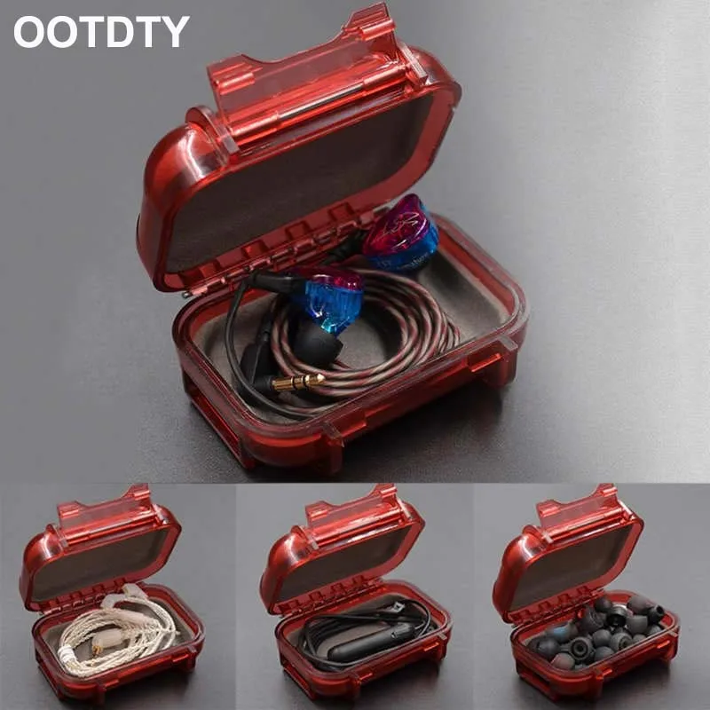 

KZ ABS Resin Hard Storage Box Protective Case For Earphone In-Ear Monitor Eartip