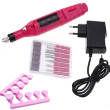 Профессиональный аппарат для маникюра машины электрические сверла для ногтей Комплект фрез для маникюрных инструментов искусства ногтя Фрезер для ногтей, сверлильный станок