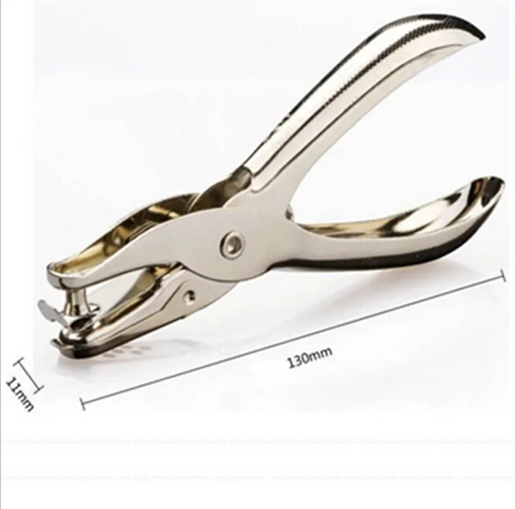 50 PCS Metal Single Hole Puncher Hand Paper Punch Single Hole