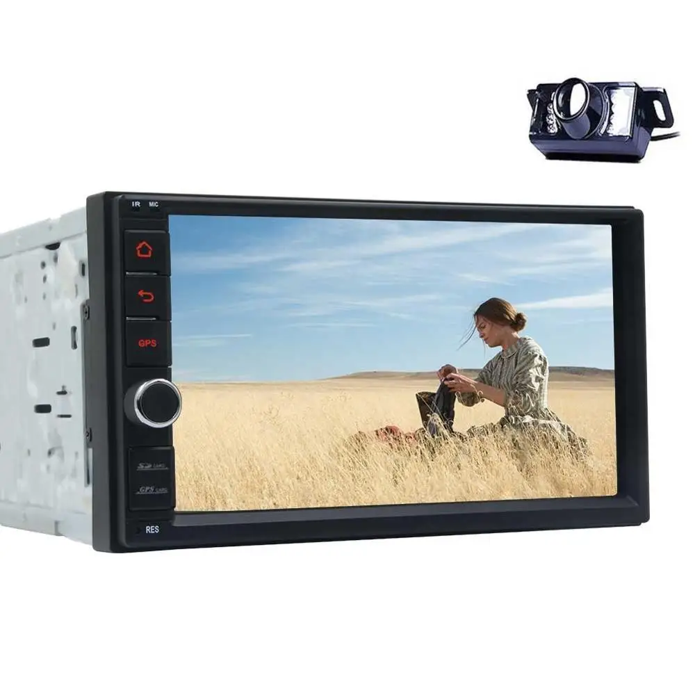 

Android 6.0 Quad Core 7'' Touch Screen Car Stereo Double Din GPS Navigation Car Radio Player In Dash Headunit NO-DVD Support 108