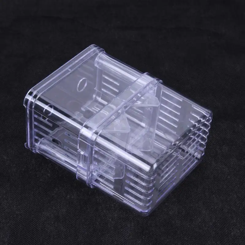 S/L акриловая коробка для разведения рыб аквариумный ящик для заводчиков двойной Гуппи инкубационная изоляция инкубатора зоотовары аквариумные аксессуары