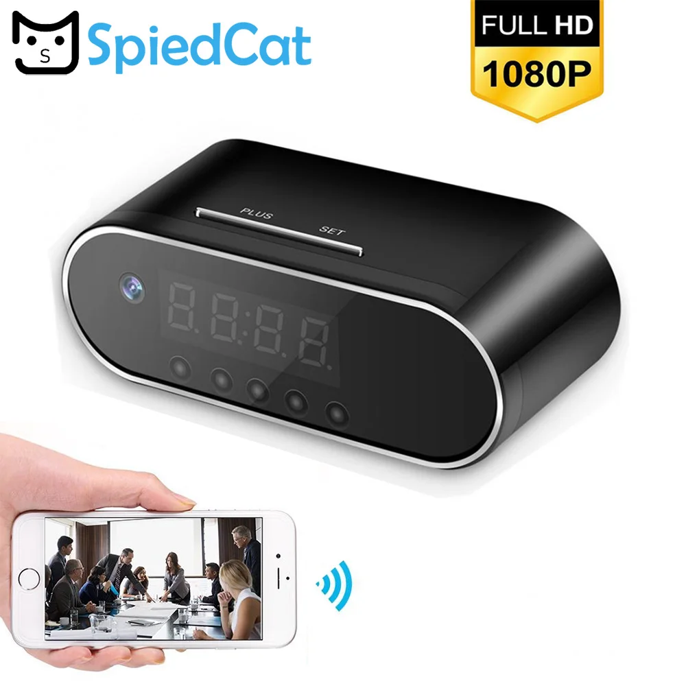 Buy 1080P HD Clock Camera wireless WIFI IP/AP Control