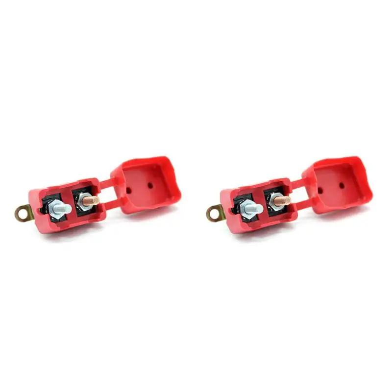 2pcs 50A AMP 12 V автоматические выключатели с крышкой защитное устройство Предохранитель автоматический сброс двойной предохранитель батареи для автомобиля лодки караван