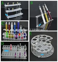 Leiqidudu 10 шт./лот электронной сигареты Дисплей полки Подставки съемный Rebuildable выставки механический мод RDA распылитель электронная сигарета