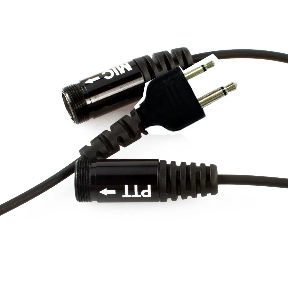 Motorcycle Helmet Headset Microphone for ICOM IC-F21 IC-F26 IC-IV8 IC-F3S Radios with Finger PTT New (7)