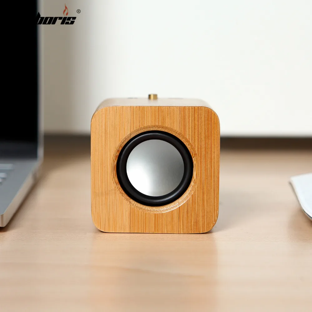 CYBORIS Wooden Speaker Bluetooth Wireless Speaker Environmental Wood