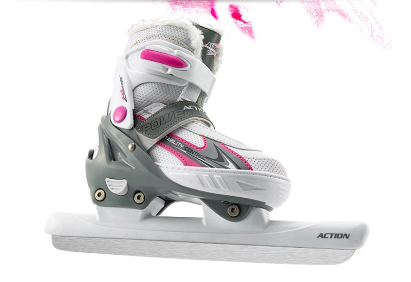 الشتاء 1 زوج المراهقين الأطفال الاطفال زلاجات ثلجية الجليد شفرة الحرارية الدافئة قابل للتعديل سرعة أحذية التزلج Patins الشتاء 1 زوج المراهقين الأطفال الاطفال زلاجات ثلجية الجليد شفرة الحرارية الدافئة قابل للتعديل سرعة أحذية التزلج Patins