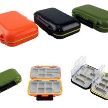 Портативный двухсторонний ящик для рыболовных снастей многофункциональный DIY отсеки контейнер-приманка коробка рыболовные снасти для хранения