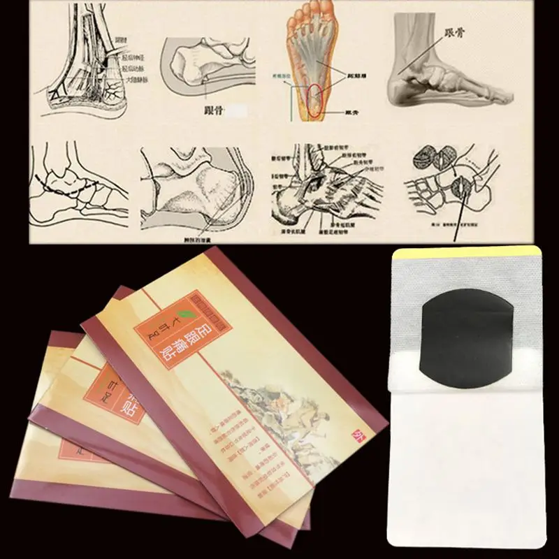 Patch Foot Care Treatment Plaster Heel Pain Patch 100 Chinese Herbal