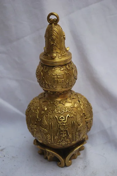 

Carving Work of Art Bronze art copper crafts lucky evil feng shui decoration gourd decoration