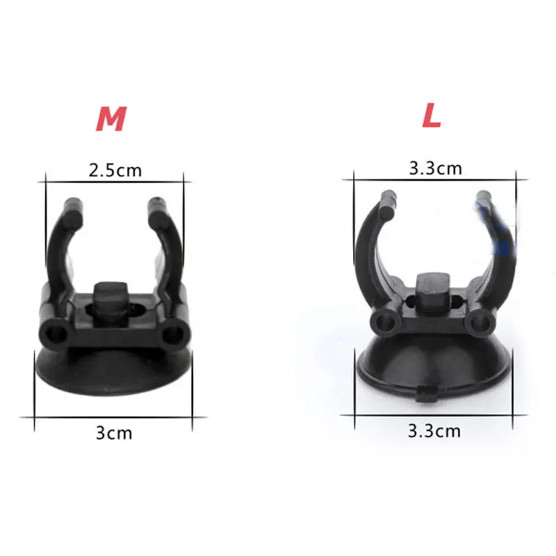2 шт./компл. аквариумные аксессуары фиксированной при помощи присосок для воздушной линии труба держатель провода светодиодный свет, отопительные стержни зажим