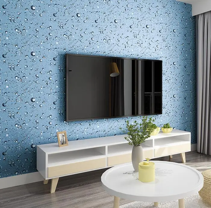 5m Self Adhesive Pvc Wallpaper 3d Water Drops Vinyl Wall Stickers For Living Room Bedroom Wall Modern Home Decor Sticker