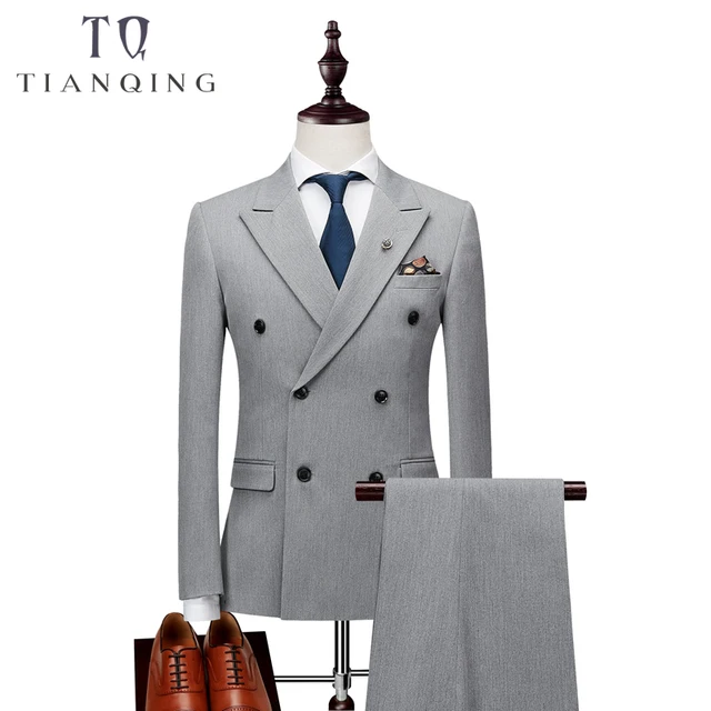 Buy Double Breasted Latest Coat Pant Designs Suit Men