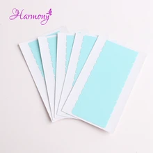 60 шт./упак. 0.8*4 см водонепроницаемые супер волосы Клейкие ленты S клей голубой цвет Двусторонняя Клейкие ленты для волос расширения