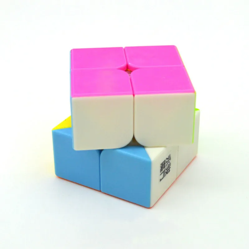 YongJun JY Yupo GuangPo RuiPo 2x2x2 легко играть волшебный куб классический цвет скорость головоломки кубики образования игрушки для детей подарок