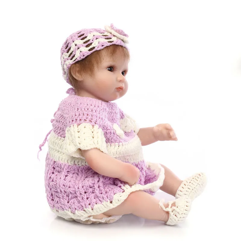 Ручной работы силикона Reborn Baby Doll игрушка Обувь для девочек принцесса подарки на день рождения играть дома перед сном игрушки Моделирование