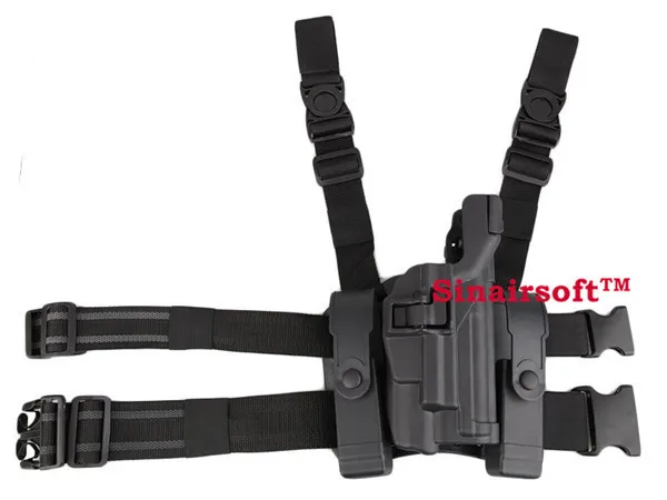 

Blackhawk Level3 Serpa Light Bearing Holster Right Hand Duty Platform p226 Magazine Pouch Tactical Holster, Hunting Holster