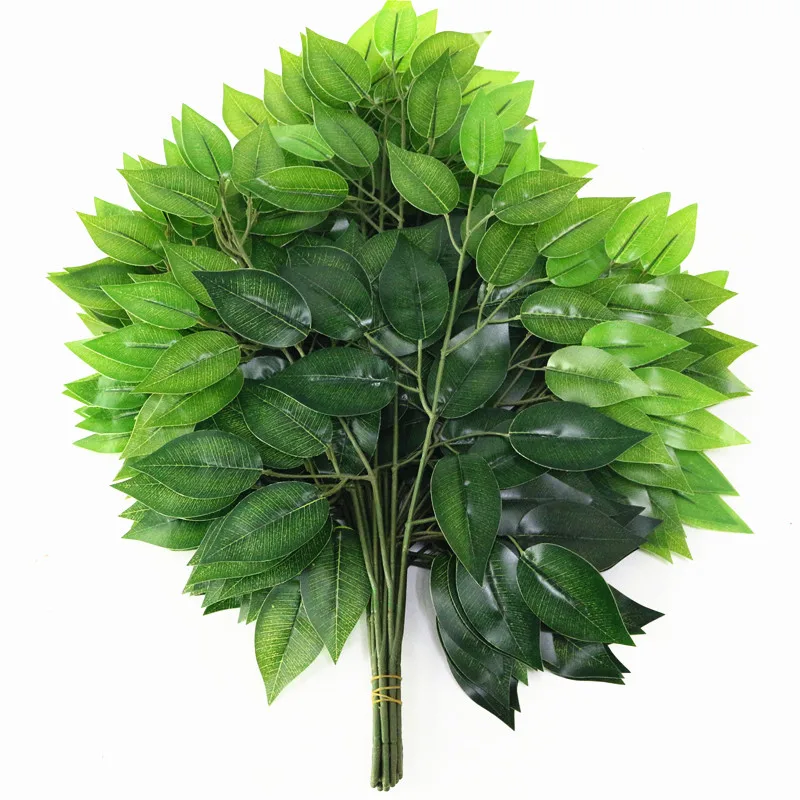 

80pcs/lot artificial flower wedding leaves home decoration simulated leaves for wedding party & holiday 4 colors