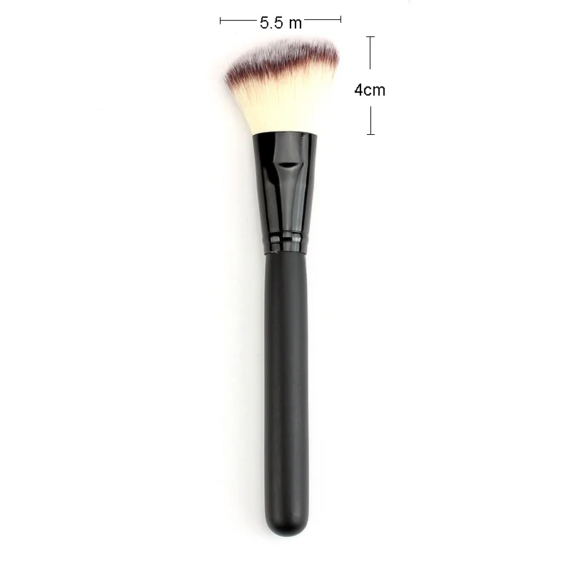 Кисть для подводки глаз для начинающих PRO-EYE SMUDGE, тени для век, подводка для глаз, кремовая пудра, жидкие кисти для макияжа, растушевка, подсветка, инструменты для макияжа - Handle Color: big angled brush