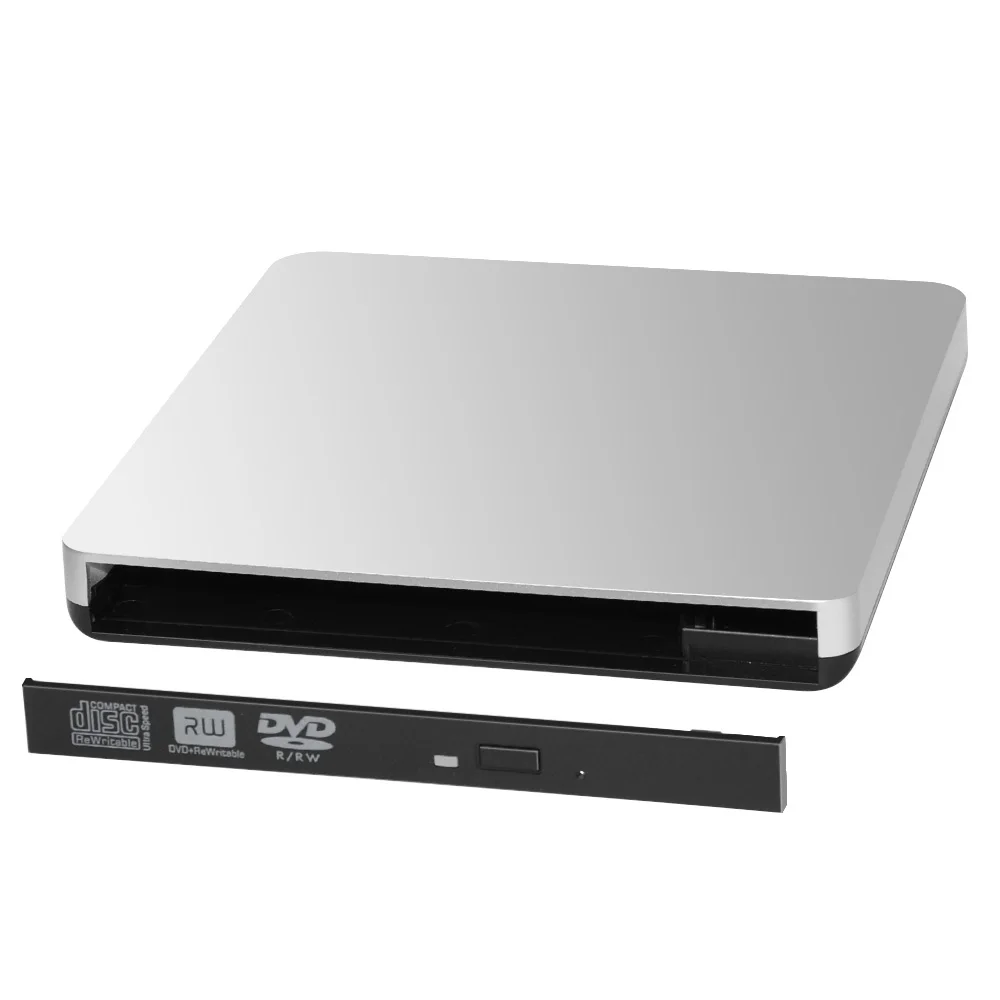  Slot in USB 3.0 12.7mm SATA Interface Laptop Notebook CD/DVD RW Burner ROM Drive External Case Encl