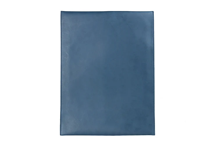 Синяя офисная папка А4 из кожи для документов чехол для документов из коровьей кожи папка-органайзер 27*37 см