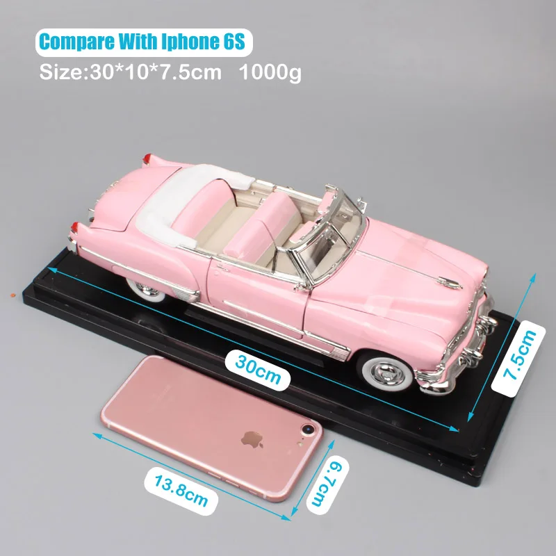 1:18 большой масштаб классический старый роскошный 1949 CADILLAC COUPE DE VILLE конвертируемый DEVILLE Diecasts транспортные средства и автомобильные игрушки модель реплики