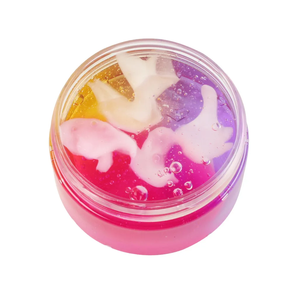 CHAMSGEND красивый цвет смешивания облако слизь мягкое шпатлевка ароматизированный стресс Детский пластилин игрушка 4,23 - Цвет: Multicolor