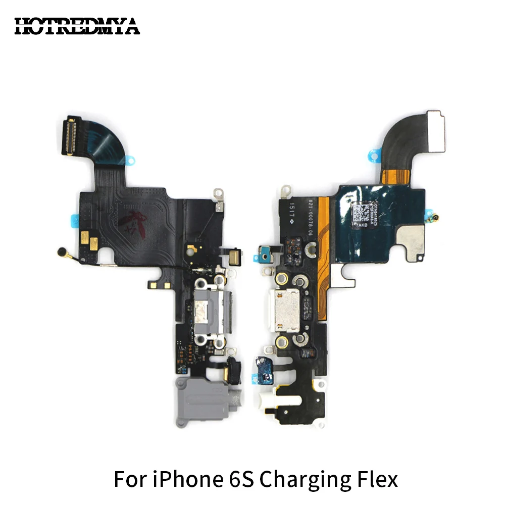

10Pcs/lot USB Charger Flex Cable For iPhone 6S 4.7" Usb Charging Dock Port Connector Solt Ribbon Replacement Phone Parts