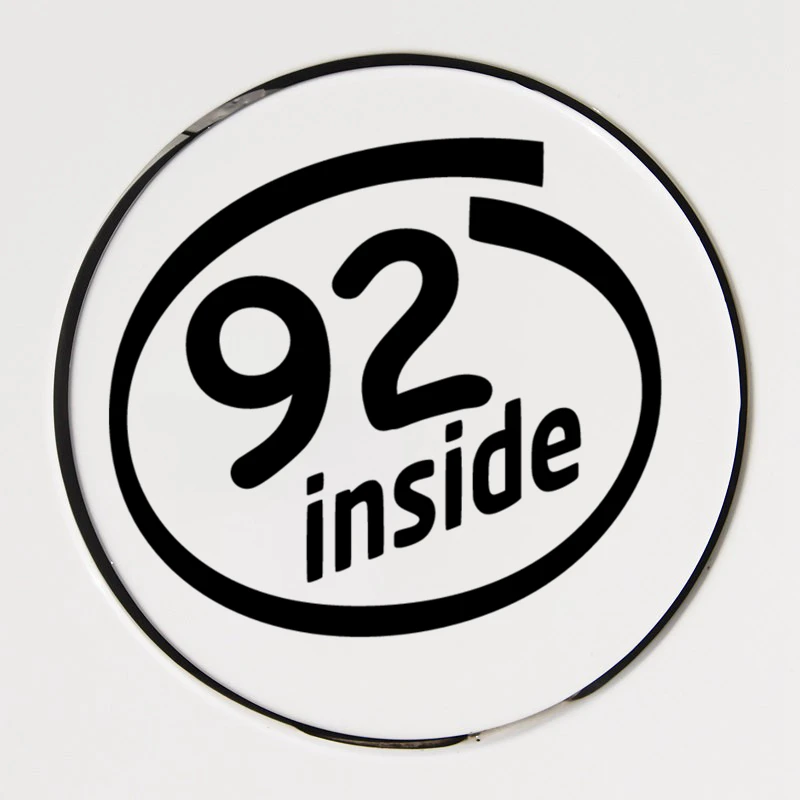 

CK2906#12*11cm 92 inside funny car sticker vinyl decal silver/black car auto stickers for car bumper/rear window car decoration