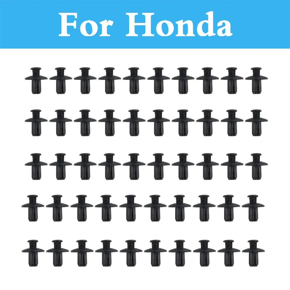 

8mm Car Rivet Fasteners Bumper Mudguard Expansion Clips For Honda Fit Aria HR-V Insight Inspire Integra Jazz FCX Clarity Fit