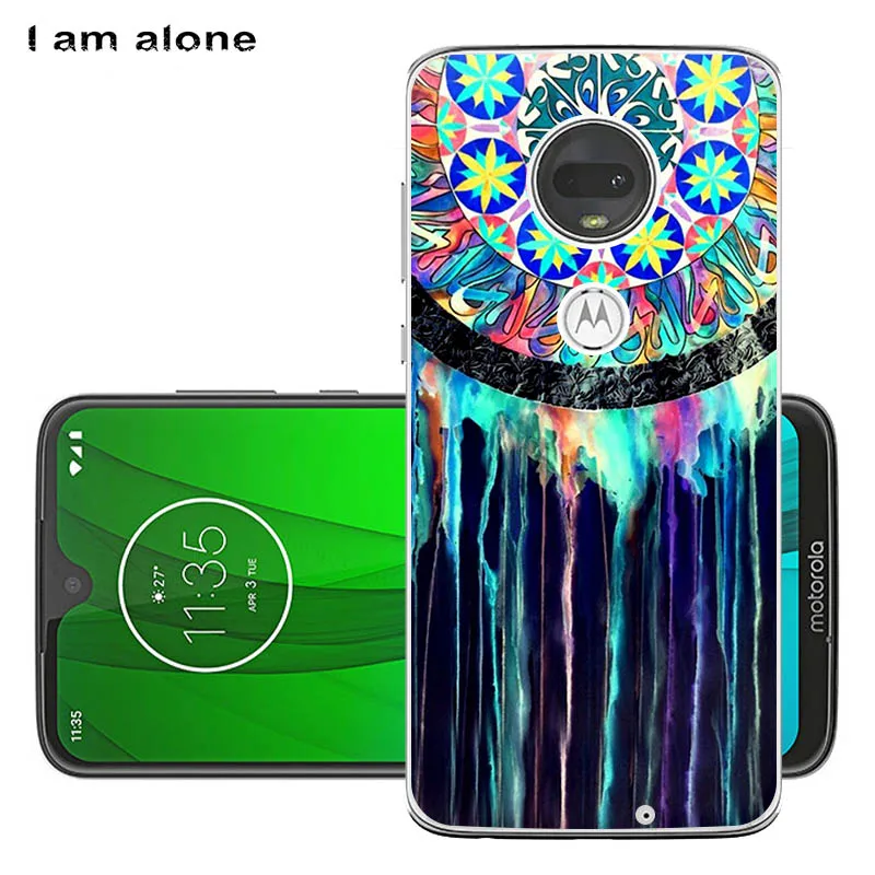 Чехлы для телефонов I am alone для Motorola Moto G7 G7 Play G7 power Solf из ТПУ, модные милые Чехлы для Moto G7 - Цвет: Solf TPU W42