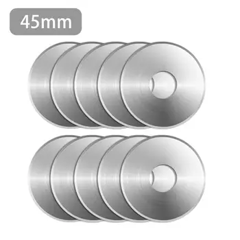 

10pcs 18MM/45MM Roller Cutter Rotary Cutters Blades Sewing Quilting Fits Crafts Patchwork Fabric Leather Paper Cutting Tool