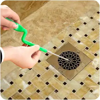 

Sink Drain Starter Kit Flexible Drain for Shower Sink Bathtub Toilet Hair Removal 2O0419