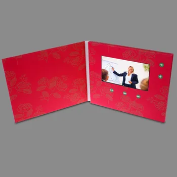 

4.3inch New Video Brochure Cards for Presentations Digital Advertising Player 4.3 inch Screen Video Greeting can be customized