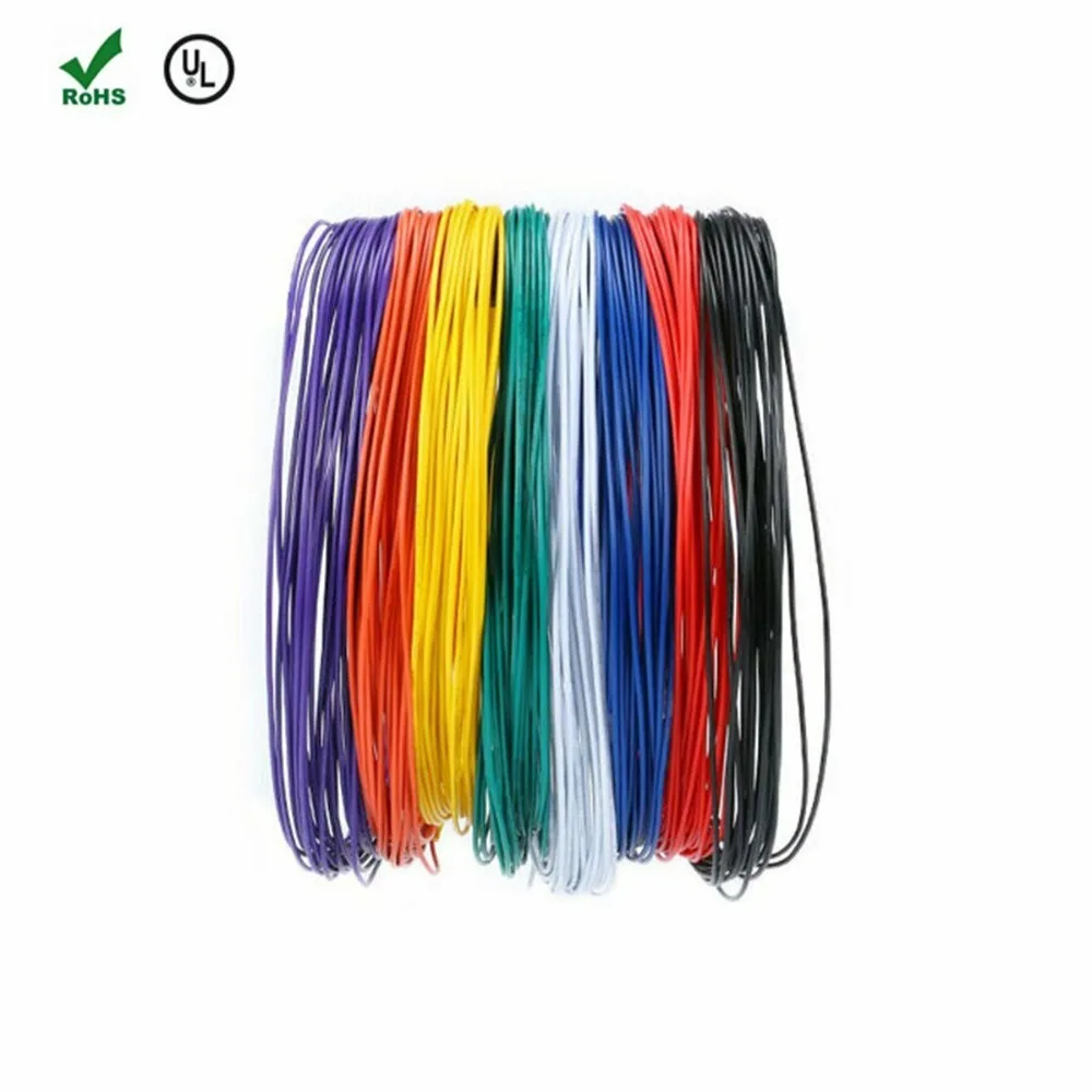 24AWG /26AWG 10 метров UL1007 провод 1 4 мм ПВХ электронный кабель UL сертификат 24