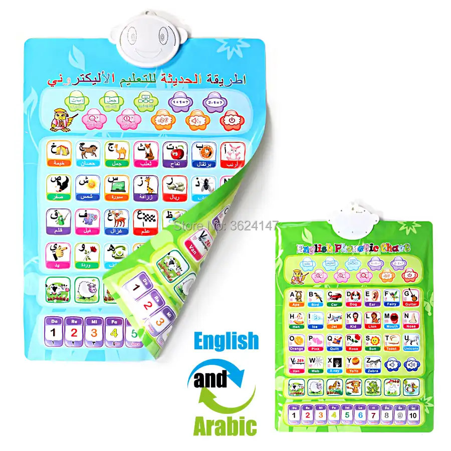 多機能電子バイリンガルabcアルファベット音チャートリスニング表音チャート学習機教育学習おもちゃ 学習機 Aliexpress