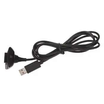 

Black USB Game Controller Charging Cable Wireless Controller Gamepad Joystick Power Supply Charger Cable For Xbox 360