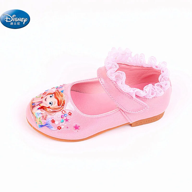 Sophia Princes chaussures décontractées filles 2018 printemps nouveau style Sofia la première princesse doux dessin animé chaussures Europe taille 26-30