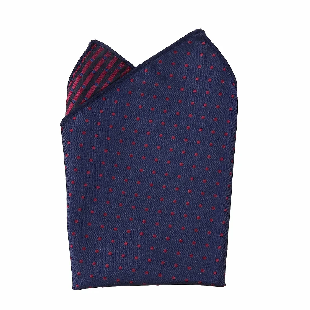 10 упак. к. карман квадратный Мода 2018 г. платок с принтом в горошек плед для мужчин костюмы Свадебные носовые платки для вечеринки Mouchoir Homme