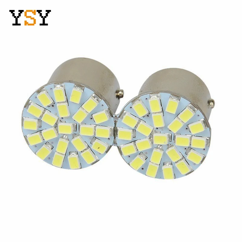 

Free Shipping 500PCS 1156 BA15S 1157 Led P21W 1206 22SMD LED Tail Signal Light Car Light Lamp Reverse Bulb