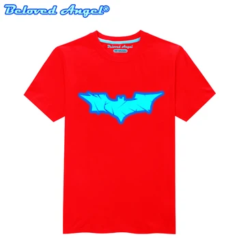 

Luminous T-shirt for Kids Boys Girls Children Summer Short Sleeve Cotton T Shirts 3D Print Baby Tee Tops Funny Hip hop Punk Rock