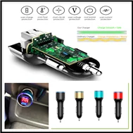 Автомобильное зарядное устройство с двумя USB портами 12 24 В адаптер питания