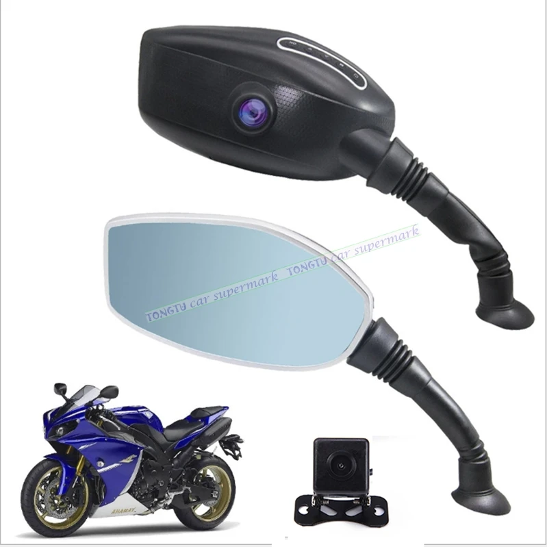 

2.7inch Disply Screen Dual Lens HD 1080P Motorcycle Rear View Mirror DVR Waterproof IPX6 Motorcycle Recorder