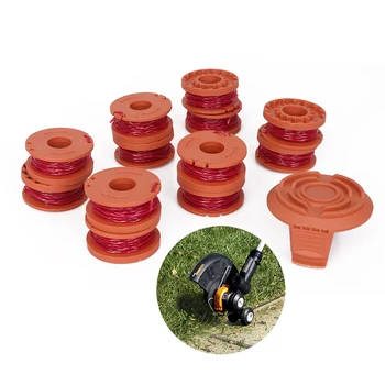 

Hot 12+1 Pcs Replacement 10-Foot Grass Synthetic Trimmer/edger Spool Line Compatible Model Worx Wg180 Wg163 Wa0010 Power Tool